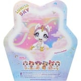 MGA Entertainment Glitter Babyz - eenhoornpop - Witte regenboog (Lunita Sky) 