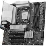MSI PRO B860M-A WIFI socket 1851 moederbord zilver, RAID, 5Gb-LAN, Wi-Fi 7, BT, Sound, µATX