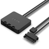 NZXT F120 RGB DUO case fans Zwart, 3 stuks, 120 x 120 x 25 mm, PWM, Incl. controller