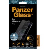 PanzerGlass iPhone 12/12 Pro - Privacy beschermfolie Zwart