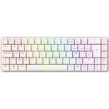 Sharkoon PureWriter W65, toetsenbord Wit, BE Lay-out, Kailh Choc V2 Low Profile Red, RGB leds