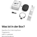 Shokz OpenRun Pro 2 Mini beengeleiding technologie headset Zwart