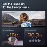 Shokz OpenRun Pro 2 Mini beengeleiding technologie headset Zwart