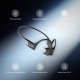 Shokz OpenRun Pro 2 Mini beengeleiding technologie headset Zwart