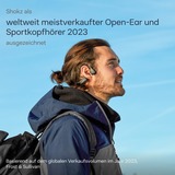 Shokz OpenRun Pro 2 Mini beengeleiding technologie headset Zwart