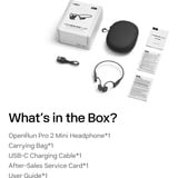 Shokz OpenRun Pro 2 Mini bone conduction headset Zwart