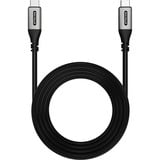 Sitecom USB-C 240 Watt Power kabel Zwart, 2 meter