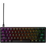 SteelSeries Apex Pro Mini, gaming toetsenbord Zwart, FR lay-out, SteelSeries OmniPoint 2.0, 60%, RGB leds, Double Shot PBT Keycaps