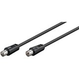 goobay Coax kabel Zwart, 2,5 meter