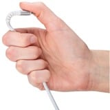goobay Supersoft USB-C kabel Wit, 3 meter