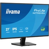 iiyama ProLite X2792HSU-B1 27" monitor Zwart (mat), 120Hz, HDMI, DisplayPort, USB, Audio