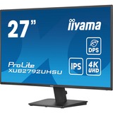 iiyama ProLite XU2792UHSU-B6 27" 4K Ultra HD monitor Zwart, 1x DisplayPort, 1x HDMI, 1x USB-C, 3x USB-A
