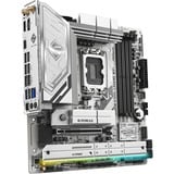 ASRock B860M Steel Legend WiFi socket 1851 moederbord Wit, RAID, 2.5 Gb-LAN, WLAN, BT Sound, µATX