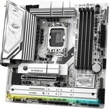 ASRock B860M Steel Legend WiFi socket 1851 moederbord Wit, RAID, 2.5 Gb-LAN, WLAN, BT Sound, µATX