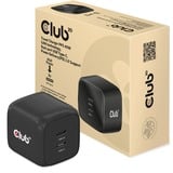 Club 3D 45W GaN PPS Travel Charger Zwart