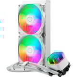 Cooler Master MasterLiquid 240 Core II ARGB White waterkoeling Wit, 4-pins PWM fan-connector