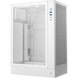 DeepCool CH170 PLUS WH midi tower behuizing Wit | 2x USB-A | 1x USB-C | Tempered Glass