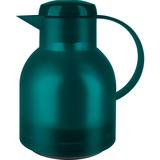 Emsa SAMBA Isoleerkan Turquoise/transparant, 1 Liter, Quick Press Sluiting