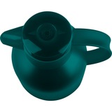 Emsa SAMBA Isoleerkan Turquoise/transparant, 1 Liter, Quick Press Sluiting