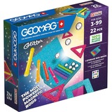 GEOMAG Glitter Panels Recycled Neodymium magneetspeelgoed Constructiespeelgoed 22-delig