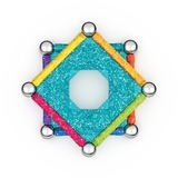 GEOMAG Glitter Panels Recycled Neodymium magneetspeelgoed Constructiespeelgoed 22-delig