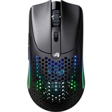 Glorious Model O 2 Wireless gaming muis Zwart (mat), 26.000 dpi, 2.4 GHz, Bluetooth, RGB leds