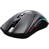 Glorious Model O 2 Wireless gaming muis Zwart (mat), 26.000 dpi, 2.4 GHz, Bluetooth, RGB leds