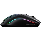 Glorious Model O 2 Wireless gaming muis Zwart (mat), 26.000 dpi, 2.4 GHz, Bluetooth, RGB leds