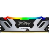 Kingston FURY 16 GB DDR5-6400 werkgeheugen Zwart/zilver, KF564C32RSA-16, Renegade Silver RGB, XMP