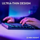 Logitech G515 LIGHTSPEED TKL RGB mechanisch gaming toetsenbord Zwart, US-International lay-out (QWERTY), GL Tactile, 80% (TKL)	, Double-shot PBT, Bluetooth, 2.4GHz, USB