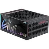 MSI MPG Ai1600TS PCIE5 modulaire 1600 watt voeding  2x 12V-2x6, 7x PCIe