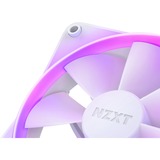 NZXT F140 RGB DUO Twin 140x140x25 case fan Wit, 2 stuks, Incl. RGB controller