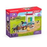 Schleich Horse Club - Paardenbox met merrie en veulen speelfiguur 