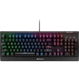 Sharkoon Skiller Mech SGK3 RGB mechanisch gaming toetsenbord Zwart, US lay-out (QWERTY), Kailh Red, 100%, RGB leds