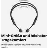Shokz OpenRun Mini beengeleiding technologie hoofdtelefoon Zwart