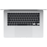 Apple MacBook Air 15" 2025 (MW1G3FN/A) laptop Zilver | M4 | 10-Core GPU | 16 GB | 256 GB SSD
