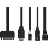 Corsair iCUE LINK 9000D Airflow big tower behuizing Zwart | 4x USB-A | 2x USB-C | Window
