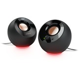 Creative Pebble SE pc-luidspreker Zwart, Bluetooth, USB-C, AUX, RGB