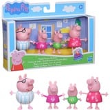 Hasbro Peppa Pig Peppa's Familie in Pyjama Speelfiguur 