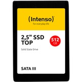 Intenso Top Performance, 512 GB SSD Zwart, 3812450, SATA 600, Bulk