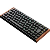 Keychron K2 HE-F1Z Wireless RGB toetsenbord Zwart, BE lay-out (AZERTY), Gateron Double-Rail Magnetic Nebula, 75%, Hot-swappable, Bluetooth, 2.4GHz