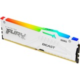 Kingston FURY 64 GB DDR5-6000 Kit werkgeheugen Wit, KF560C36BWEAK2-64, Renegade RGB, EXPO, XMP