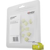 Lindy RJ45 Port Blocker diefstalbeveiliging Geel, 20 stuks