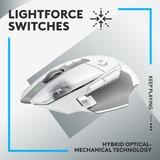 Logitech G502 X LIGHTSPEED Wireless gaming muis Wit, 100 - 25.600 dpi, RGB leds