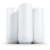 Netgear Orbi 370 WiFi Mesh Systeem, Dual-Band WiFi 7-Mesh Systeem, 3 stuks mesh router Wit, 1x Orbi WiFi 7-router (RBE371), 2x Orbi WiFi 7-satellieten (RBE370)