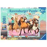 Ravensburger Spirit Riding Free - Lucky en haar vriendinnen Puzzel 100 XXL-stukjes