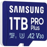SAMSUNG PRO Plus 1 TB microSDXC geheugenkaart Blauw, UHS-I U3, Class 10, V30, A2