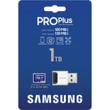 SAMSUNG PRO Plus 1 TB microSDXC geheugenkaart Blauw, UHS-I U3, Class 10, V30, A2
