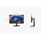 Samsung Odyssey G8 G80HF 27" 5K Ultra HD gaming monitor Zwart, 1x DisplayPort, 2x HDMI, 2x USB-A, 180 Hz