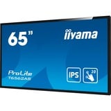 iiyama ProLite T6562AS-B1 65" 4K Ultra HD Public Display Zwart, 4K UHD, HDMI, USB, Touch, LAN